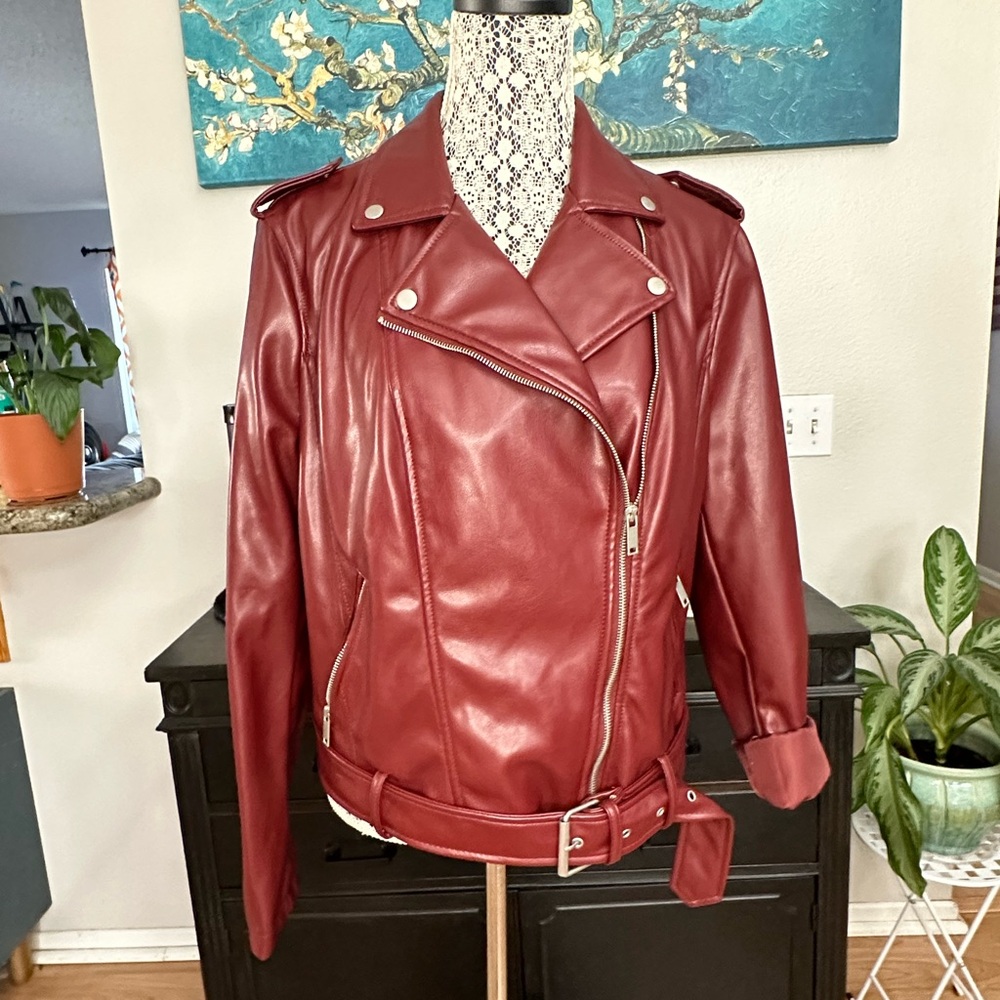 Plus size Moto Jacket